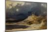 Gallows Hill under a thunderstorm (1835)-Karl Blechen-Mounted Giclee Print