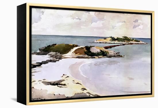 Gallows Island-Winslow Homer-Framed Premier Image Canvas