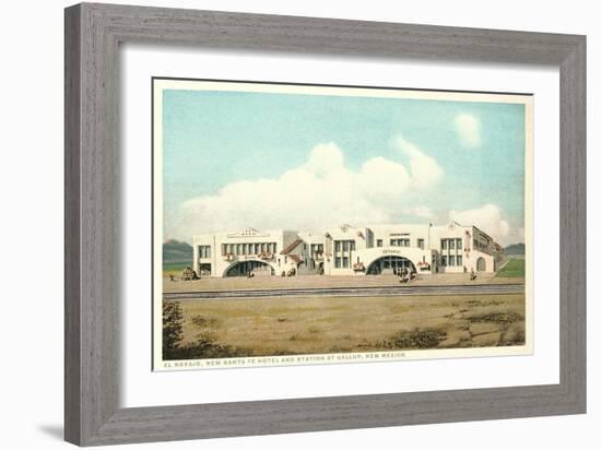 Gallup Train Station-null-Framed Art Print