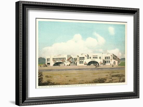 Gallup Train Station-null-Framed Art Print