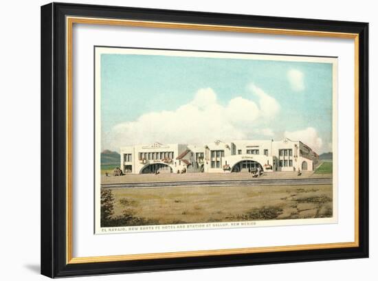 Gallup Train Station-null-Framed Art Print