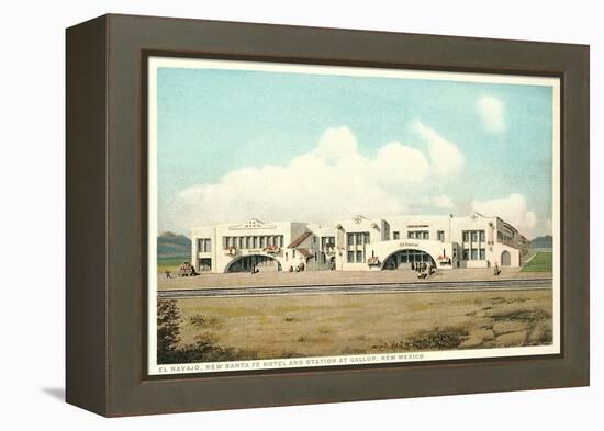 Gallup Train Station-null-Framed Stretched Canvas