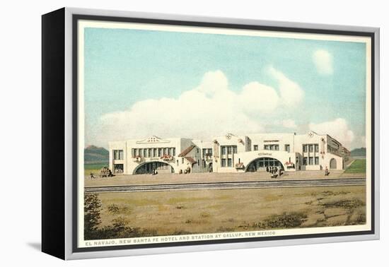 Gallup Train Station-null-Framed Stretched Canvas