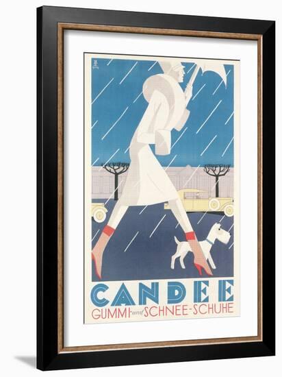 Galoshes Ad-null-Framed Art Print