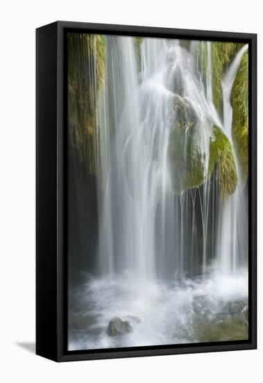 Galovacki Buk Waterfalls, Upper Lakes, Plitvice Lakes Np Croatia, October 2008-Biancarelli-Framed Premier Image Canvas