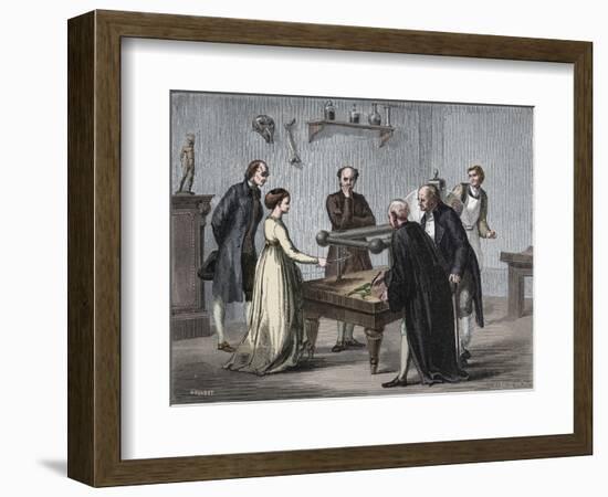 Galvani's discovery, 1780 (1894)-Unknown-Framed Giclee Print