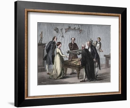 Galvani's discovery, 1780 (1894)-Unknown-Framed Giclee Print