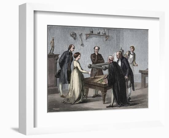 Galvani's discovery, 1780 (1894)-Unknown-Framed Giclee Print