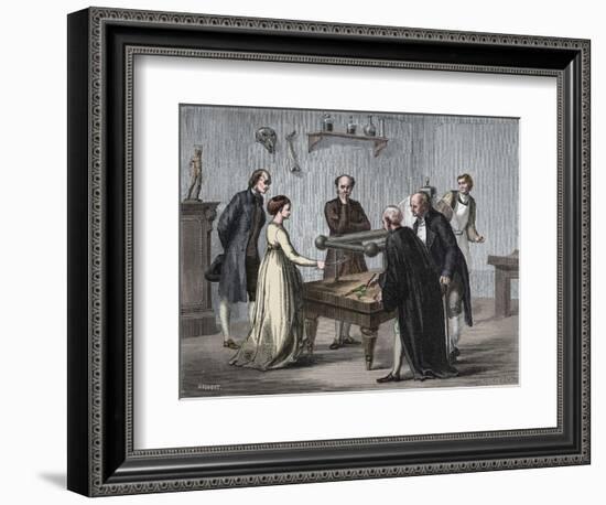 Galvani's discovery, 1780 (1894)-Unknown-Framed Giclee Print