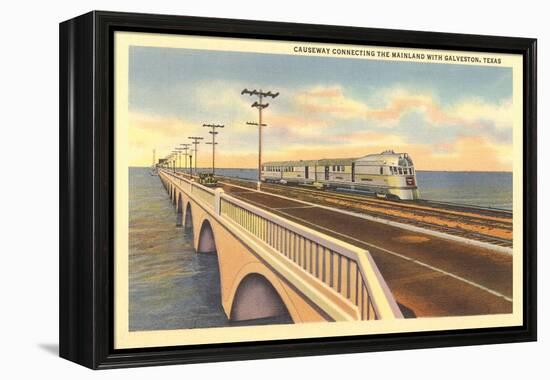 Galveston Causeway-null-Framed Stretched Canvas