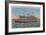 Galveston, TX - View of the Galvez-Lantern Press-Framed Art Print