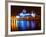 Galway Cathedral Lit Up Blue-rihardzz-Framed Photographic Print