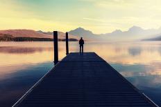 Glacier National Park, Montana, Usa. Instagram Filter.-Galyna Andrushko-Mounted Photographic Print