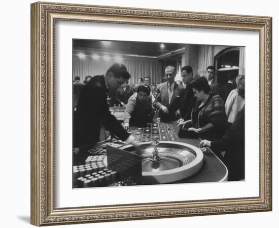 Gambling Casino-Francis Miller-Framed Photographic Print