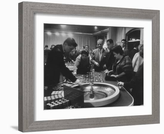 Gambling Casino-Francis Miller-Framed Photographic Print