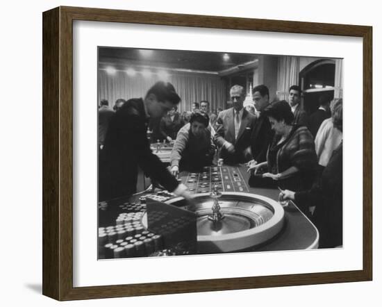 Gambling Casino-Francis Miller-Framed Photographic Print