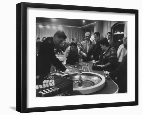 Gambling Casino-Francis Miller-Framed Photographic Print