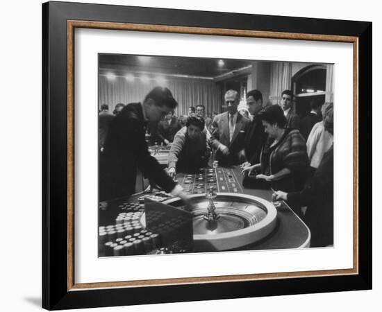 Gambling Casino-Francis Miller-Framed Photographic Print