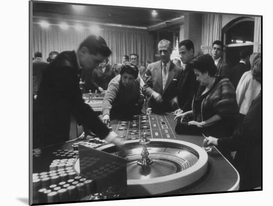 Gambling Casino-Francis Miller-Mounted Photographic Print
