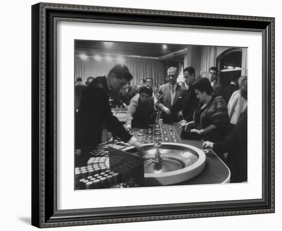 Gambling Casino-Francis Miller-Framed Photographic Print