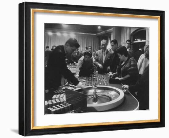 Gambling Casino-Francis Miller-Framed Photographic Print