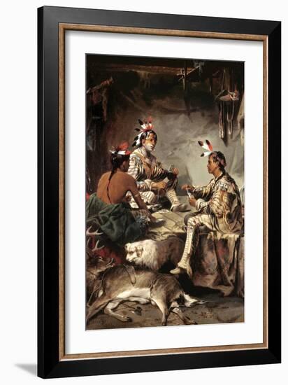 Gambling for the Buck-John Mix Stanley-Framed Art Print