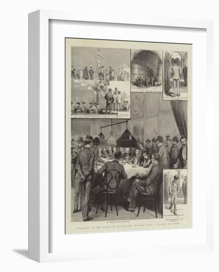Gambling in the South of Europe, Mr Wildair Tries a System at Cadiz-null-Framed Giclee Print
