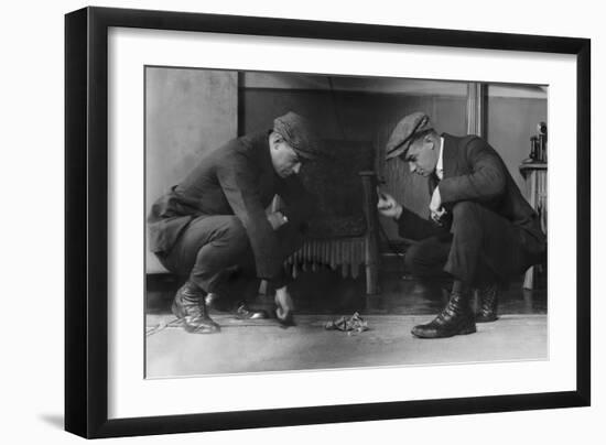 Gambling-null-Framed Art Print