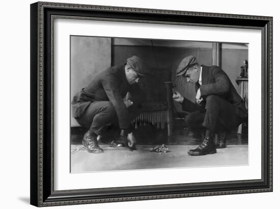 Gambling-null-Framed Art Print