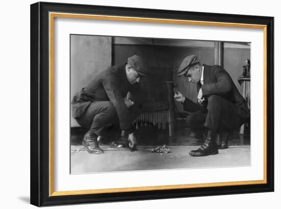 Gambling-null-Framed Art Print