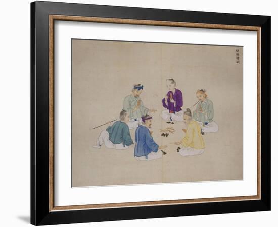 Gambling-Kim Junkeun-Framed Giclee Print