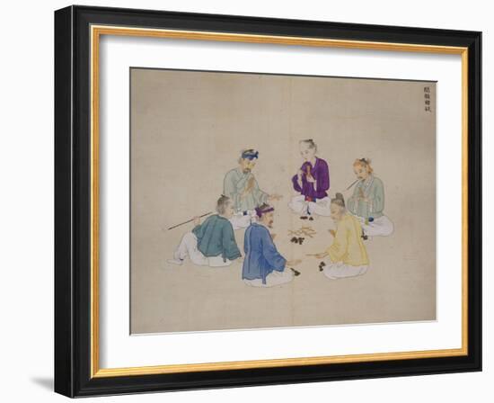 Gambling-Kim Junkeun-Framed Giclee Print