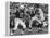 Game Between the Baltimore Colts Vs. the Chicago Bears-George Silk-Framed Premier Image Canvas