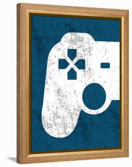 Game Control 1-Kimberly Allen-Framed Stretched Canvas