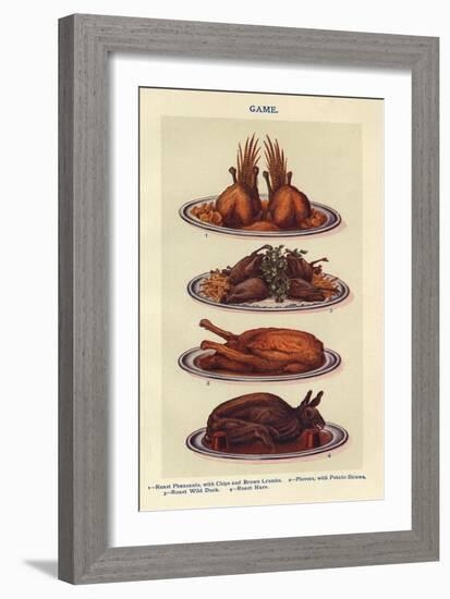 Game, Isabella Beeton, UK-null-Framed Giclee Print