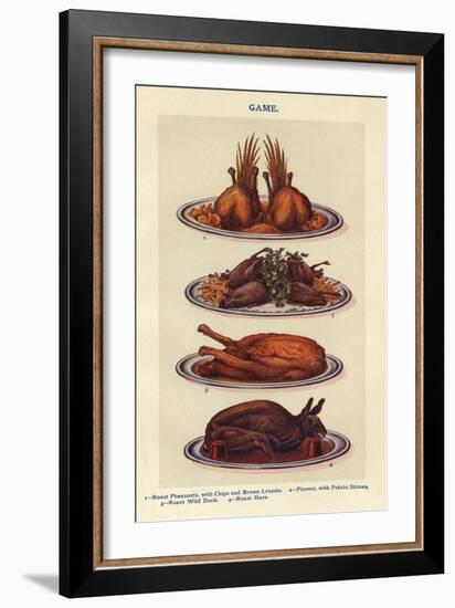 Game, Isabella Beeton, UK-null-Framed Giclee Print