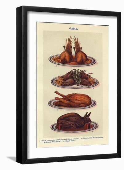 Game, Isabella Beeton, UK-null-Framed Giclee Print