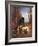 Game Keeper Stops Near His Dogs-Constant Troyon-Framed Art Print