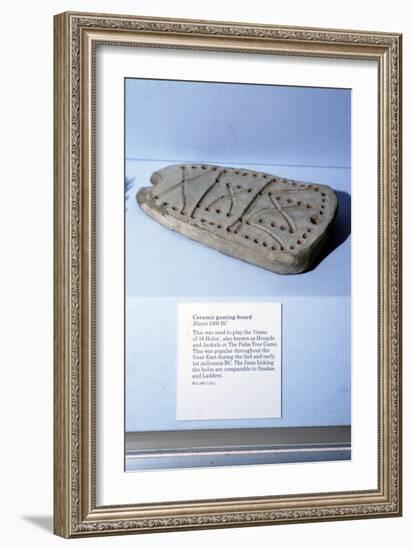 Game of 58 Holes, Gaming board, 1000 BC-Unknown-Framed Giclee Print