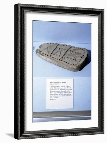 Game of 58 Holes, Gaming board, 1000 BC-Unknown-Framed Giclee Print