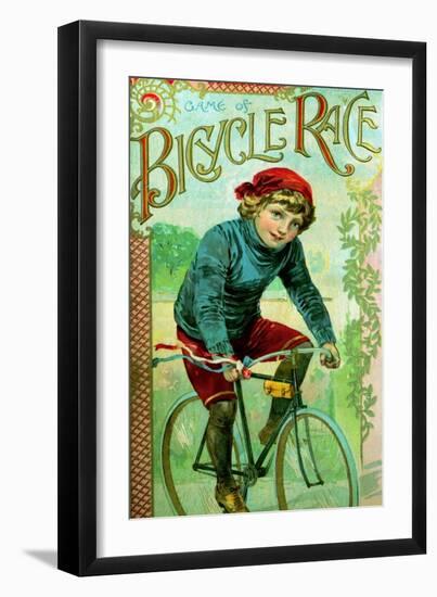 Game of Bicycle Race-null-Framed Art Print