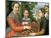Game of Chess, 1555-Sofonisba Anguisciola-Mounted Giclee Print