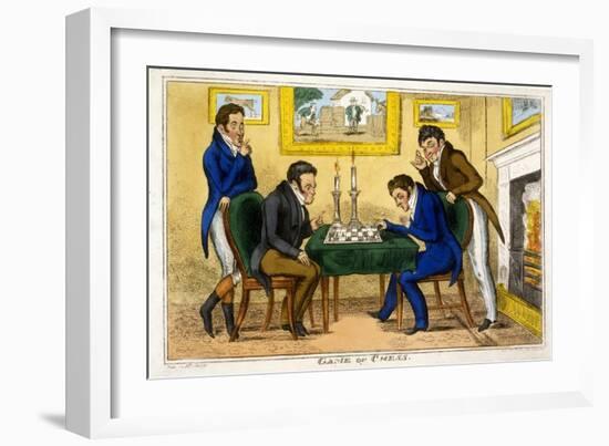 Game of Chess, Pub. Mccleary, Dublin, 1819-George Cruikshank-Framed Giclee Print