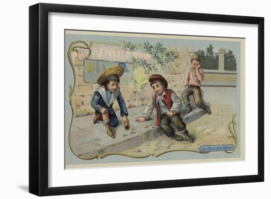 Game of Dice-null-Framed Giclee Print