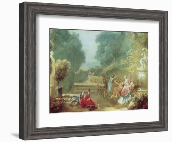 Game of Hot Cockles-Jean-Honoré Fragonard-Framed Giclee Print