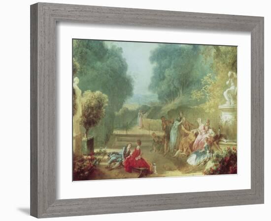 Game of Hot Cockles-Jean-Honoré Fragonard-Framed Giclee Print