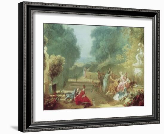 Game of Hot Cockles-Jean-Honoré Fragonard-Framed Giclee Print