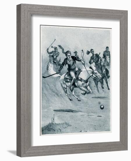 Game of Polo, 1888-Stanley L Wood-Framed Giclee Print