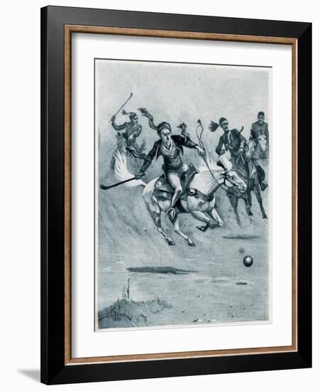 Game of Polo, 1888-Stanley L Wood-Framed Giclee Print