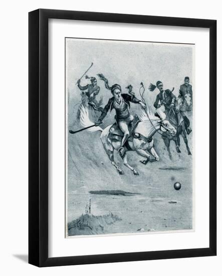 Game of Polo, 1888-Stanley L Wood-Framed Giclee Print